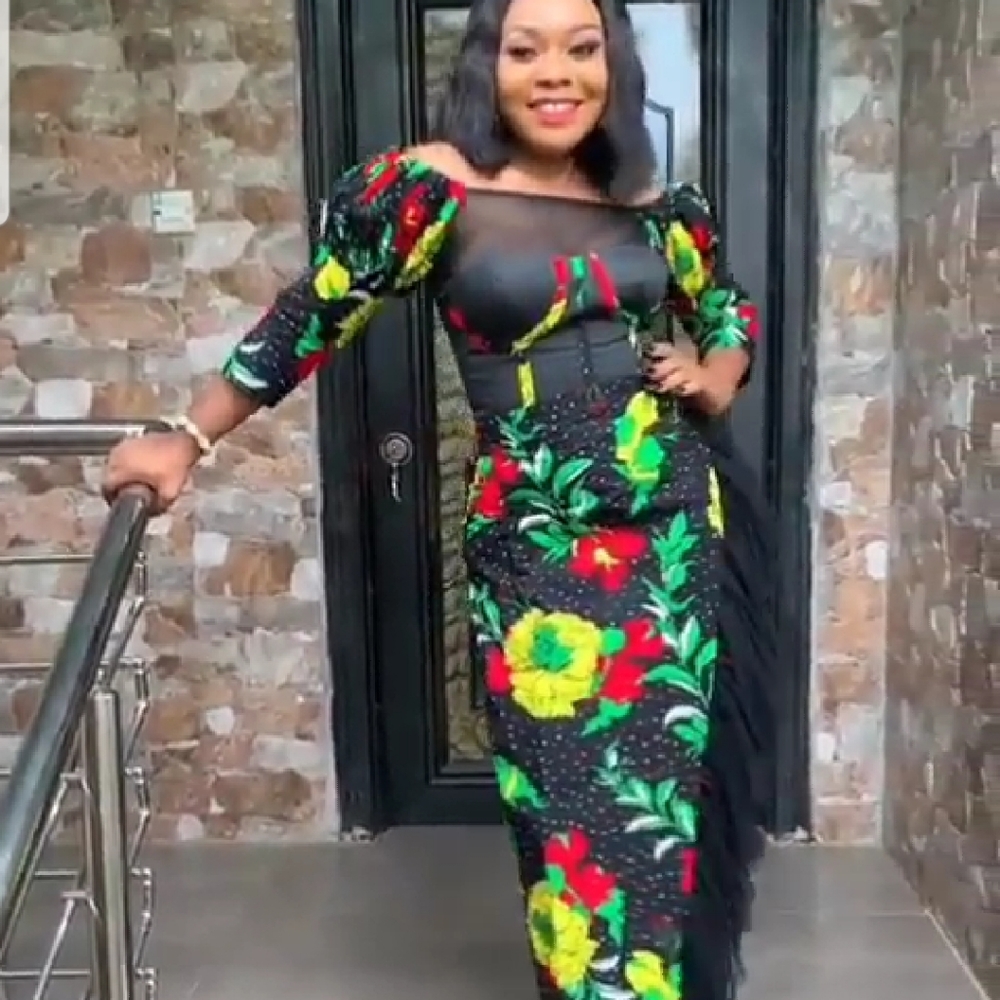 African print ankara dress